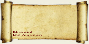 Dina Egerić vizit kartica